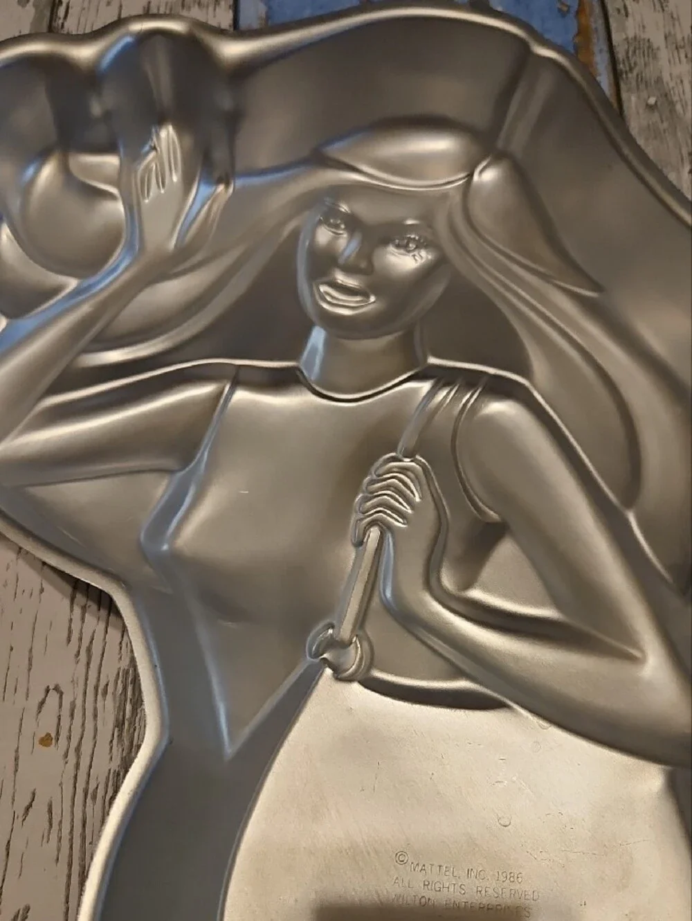 Vtg Wilton/Mattel Barbie Cake Pan 1986